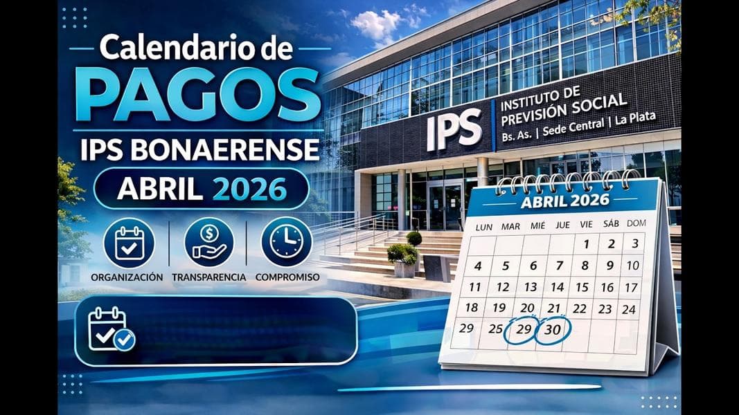 IPS: Calendario de pagos de abril para jubilados y pensionados