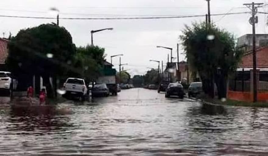 Temporal en Necochea: precipitaciones superan los 90 milímetros y suspenden las clases