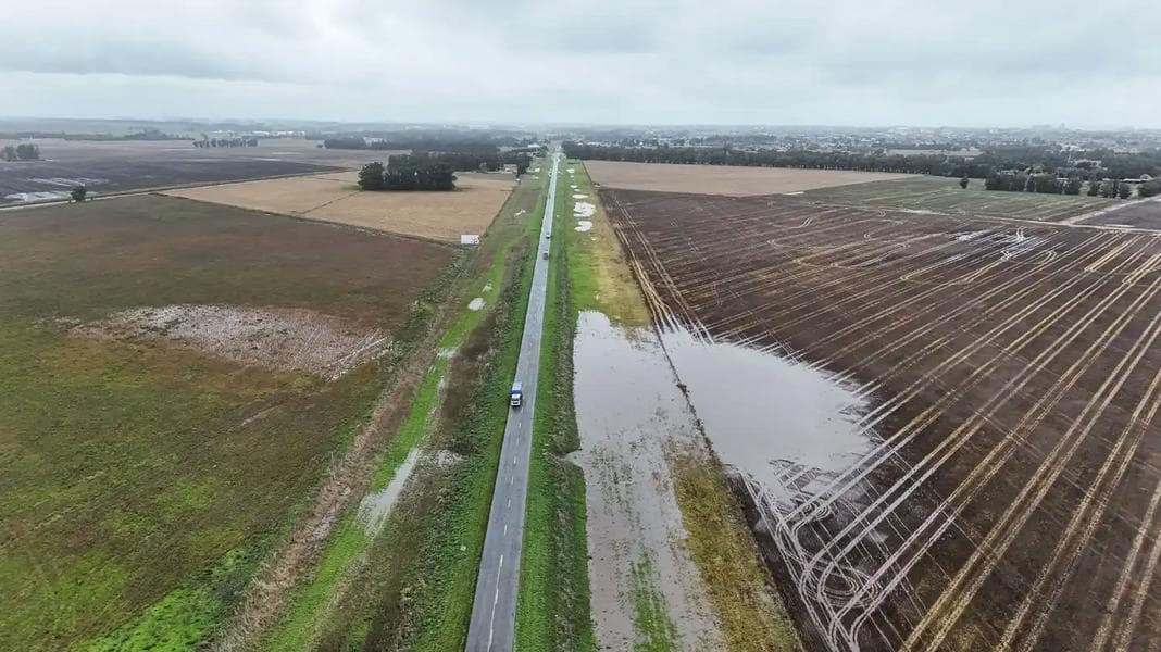 Analizan obras de emergencia en la Ruta 228 por el avance del agua