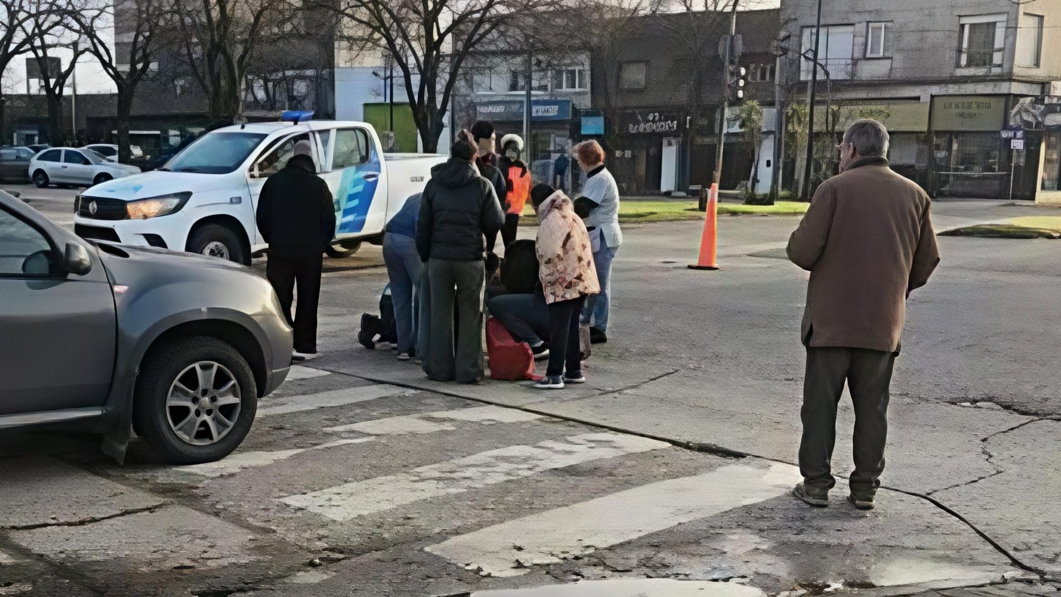 Una mujer fue atropellada en 59 y 42