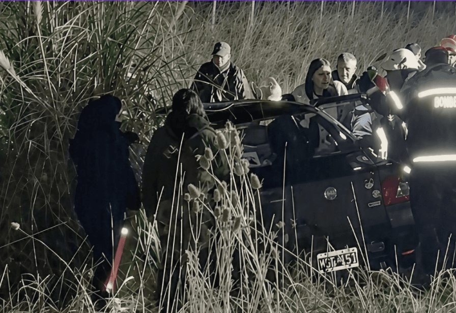 Un muerto y dos menores heridas tras un choque de un remisse en la Ruta 88