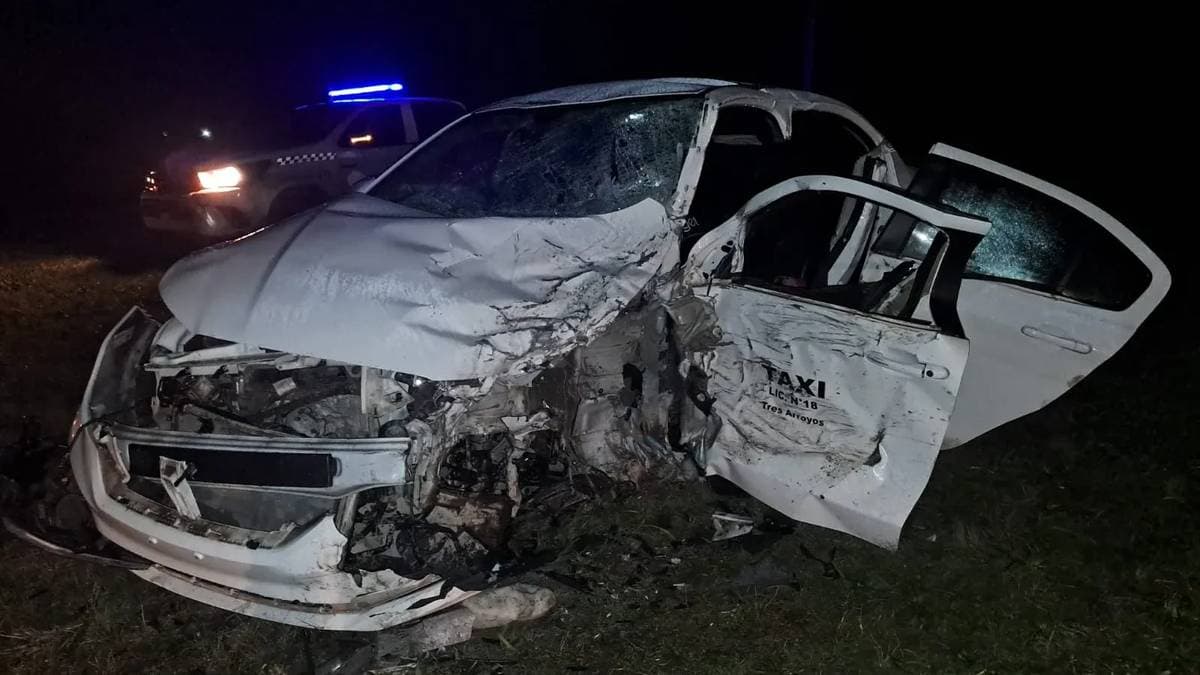 Choque múltiple en la Ruta 88: dos personas internadas tras un accidente en El Boquerón