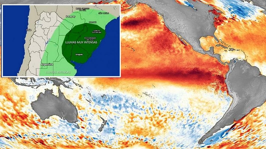 Impacto de El Niño en el pronóstico climático para el próximo invierno: Habrá 50 % más de lluvias
