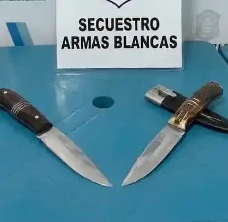 Amenazó de muerte a su expareja con un cuchillo: allanaron su casa y secuestraron dos armas blancas